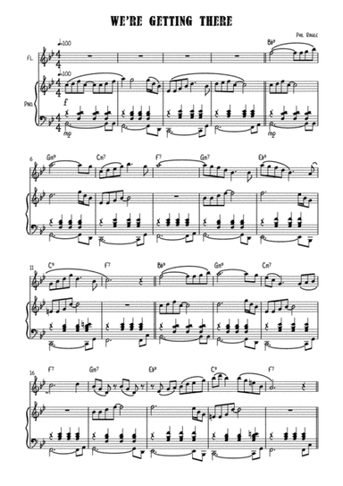 We're Getting There - Flute solo