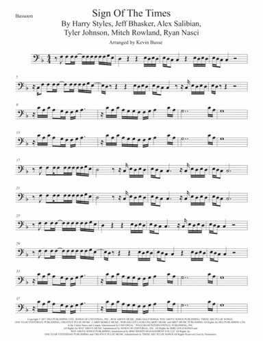 Sign Of The Times (arr. Kevin Busse)