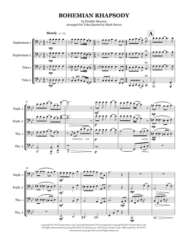 Bohemian Rhapsody (arr. Mark Preece)