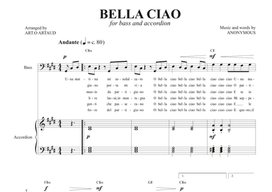 Bella Ciao (arr. Art.o Artaud)