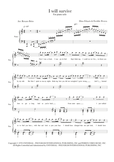I Will Survive (arr. Renato Brito)