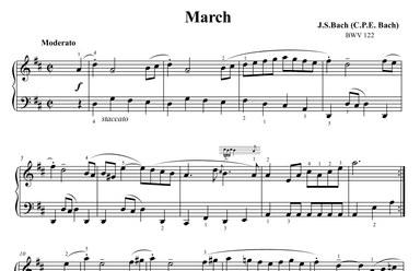 Bach March in D Major (arr. Ben Choupak)