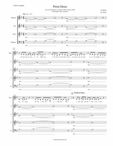 Prom Dress (arr. Amanda Taylor)