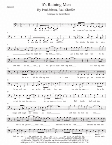 It's Raining Men (arr. Kevin Busse)