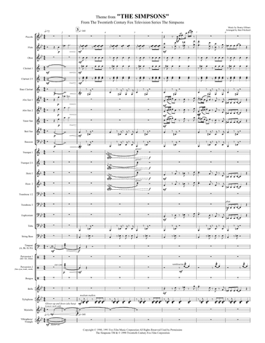 Theme From The Simpsons (arr. Ben Pritchard)