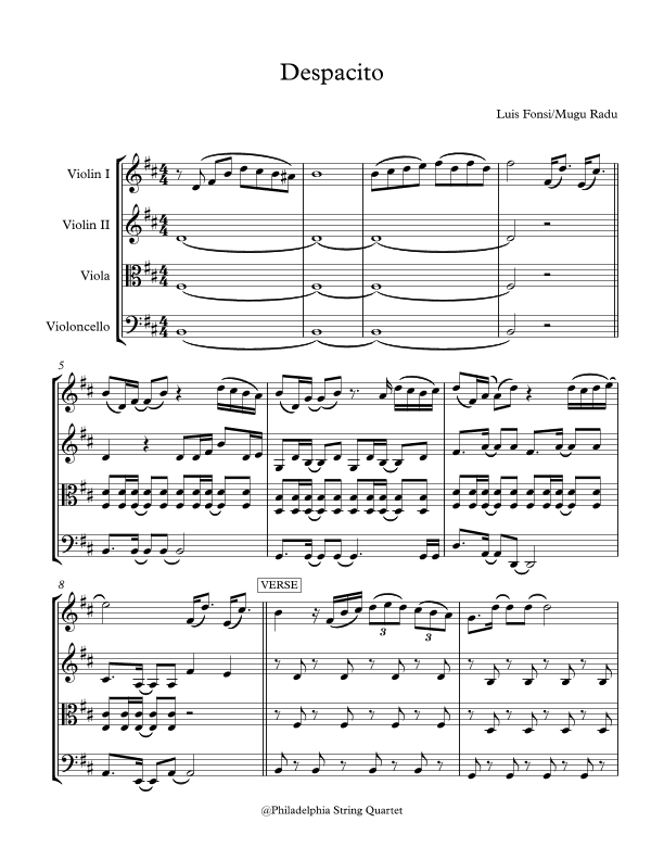 Despacito (arr. Mugu Radu)