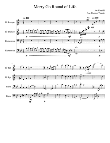 Merry-go-round Of Life (arr. Carmyn Talento)