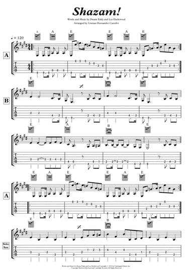 Shazam (arr. Cristian Hernandez Castellvi)