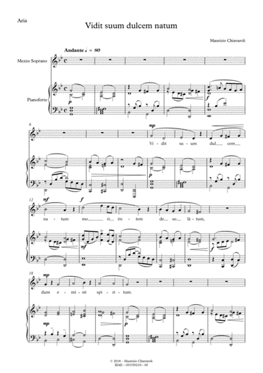 Vidit suum dulcem natum