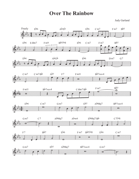Over The Rainbow (from The Wizard Of Oz) (arr. David M Fagnant)