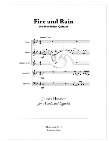 Fire And Rain (arr. James Haynor)