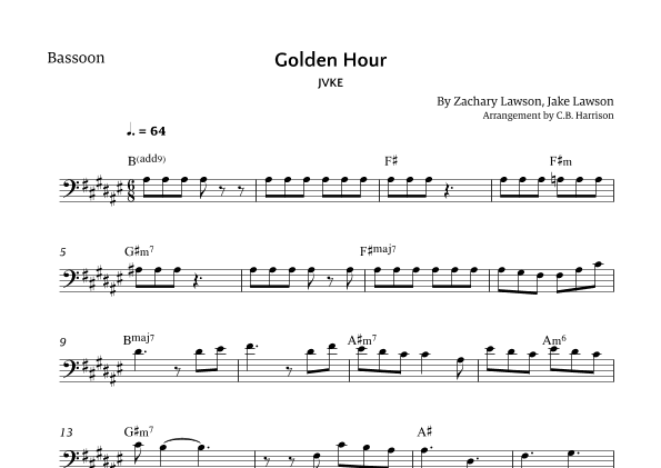 Golden Hour (arr. C. B. Harrison)
