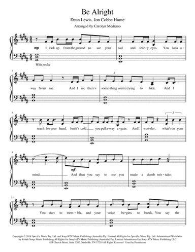 Be Alright (arr. Carolyn Medrano)