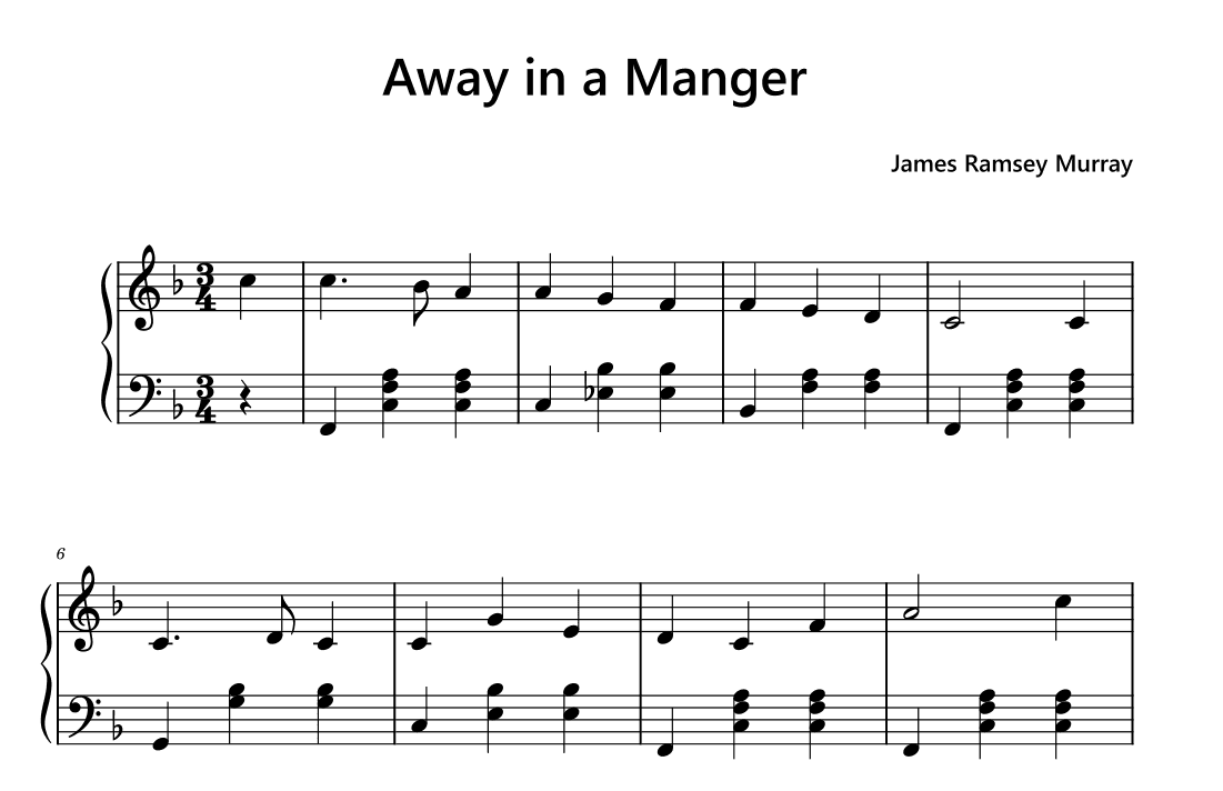 Away in a Manger (arr. Funtom)