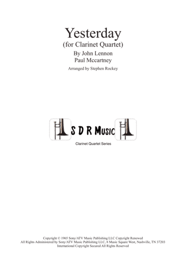 Yesterday (arr. Stephen Rockey)