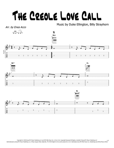 The Creole Love Call (arr. Enea Acco)