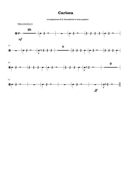 Carioca-triangolo (arr. Ester Alessandrini)