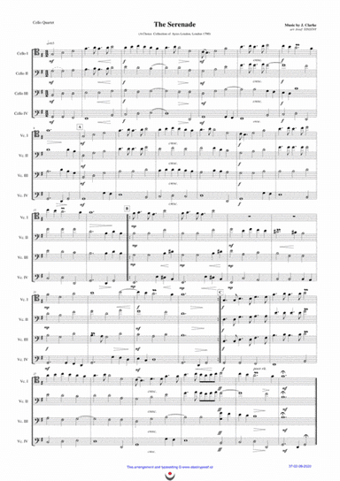 The Serenade (J. Clarke) (arr. Josef STASTNY)
