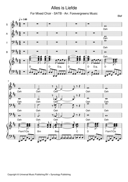 Alles Is Liefde (arr. Paul Brandsma)