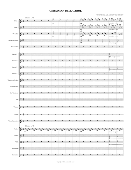 Ukrainian Bell Carol (arr. Andrew Wainwright)