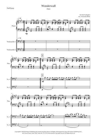 Wonderwall (arr. Fernando Britto)