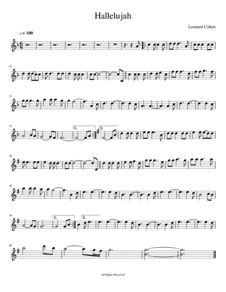 Hallelujah (arr. LeeAngelo Rush)