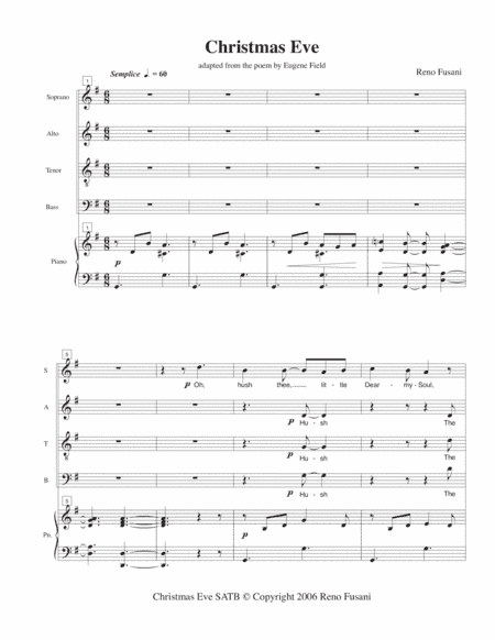 Christmas Eve (SATB)