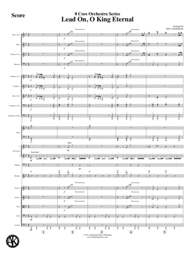 Lead On O King Eternal - 8 Core Orchestra (arr. Jeff D. Anderson)