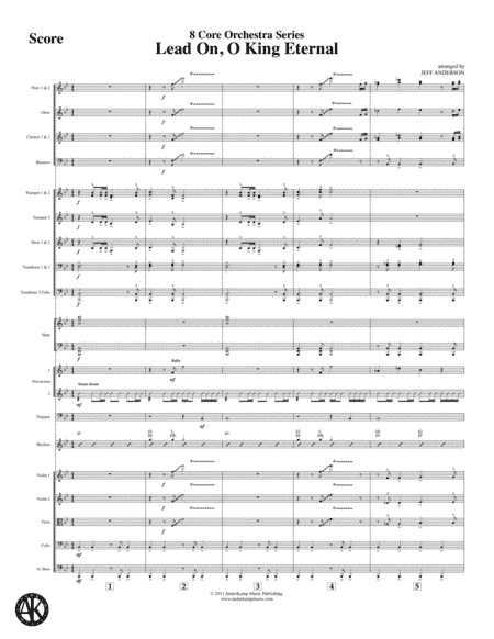 Lead On O King Eternal - 8 Core Orchestra (arr. Jeff D. Anderson)