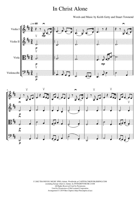 In Christ Alone (arr. Ben Clapton)