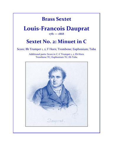 Sextet No. 2: Minuet in C (arr. Becky Dugan)