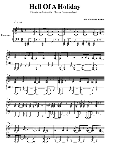 Hell Of A Holiday (arr. Nazareno Aversa)