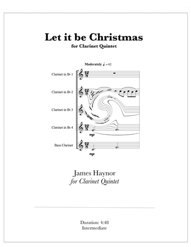 Let It Be Christmas (arr. James Haynorr)