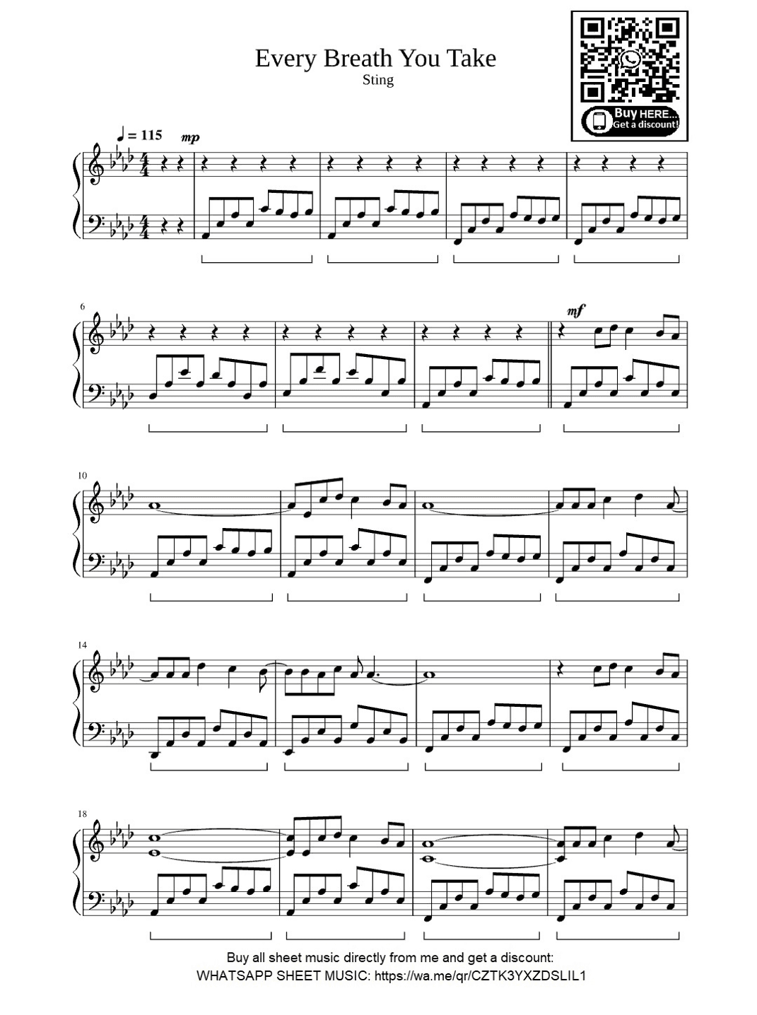 Every Breath You Take (arr. eduardo)
