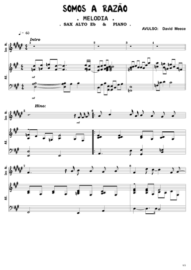 Somos Razão (arr. David Meece)