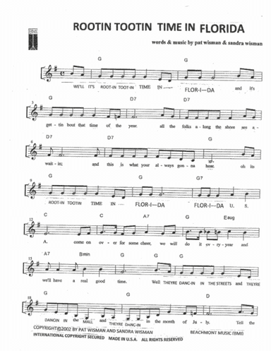 ROOTIN TOOTIN TIME IN FLORIDA