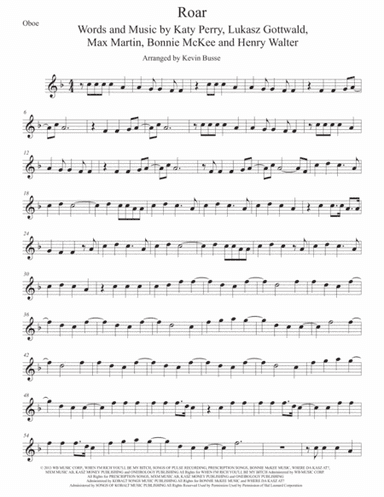 Roar (arr. Kevin Busse)