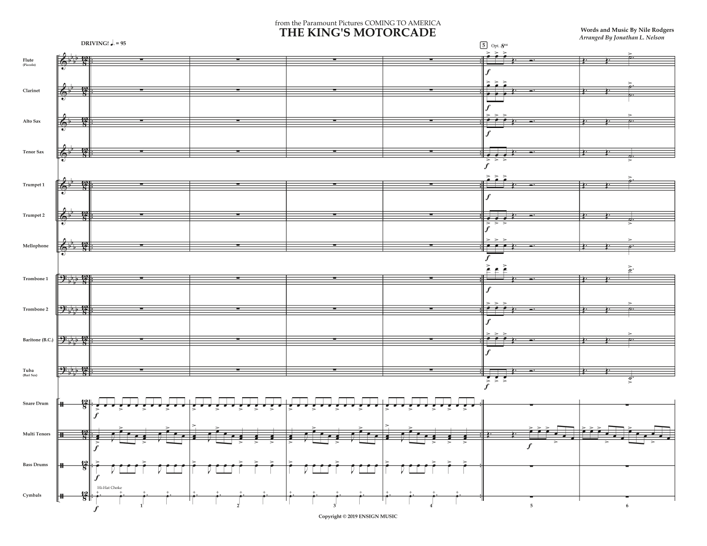King's Motorcade (arr. Jonathan L Nelson)