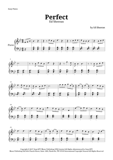 Perfect (arr. Langanho)