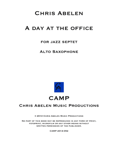 A day at the office - alto saxophone