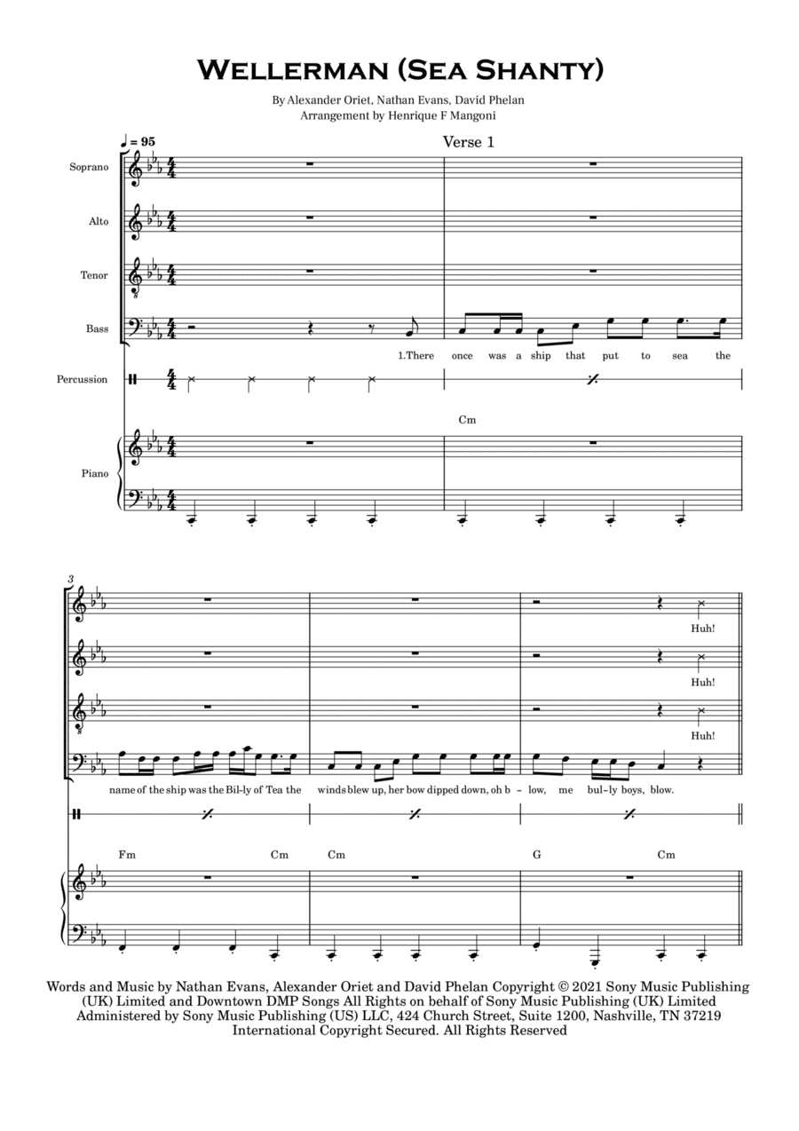 Wellerman (arr. Henrique F Mangoni)