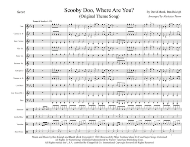 Scooby Doo, Where Are You? (arr. Nicholas Turon)