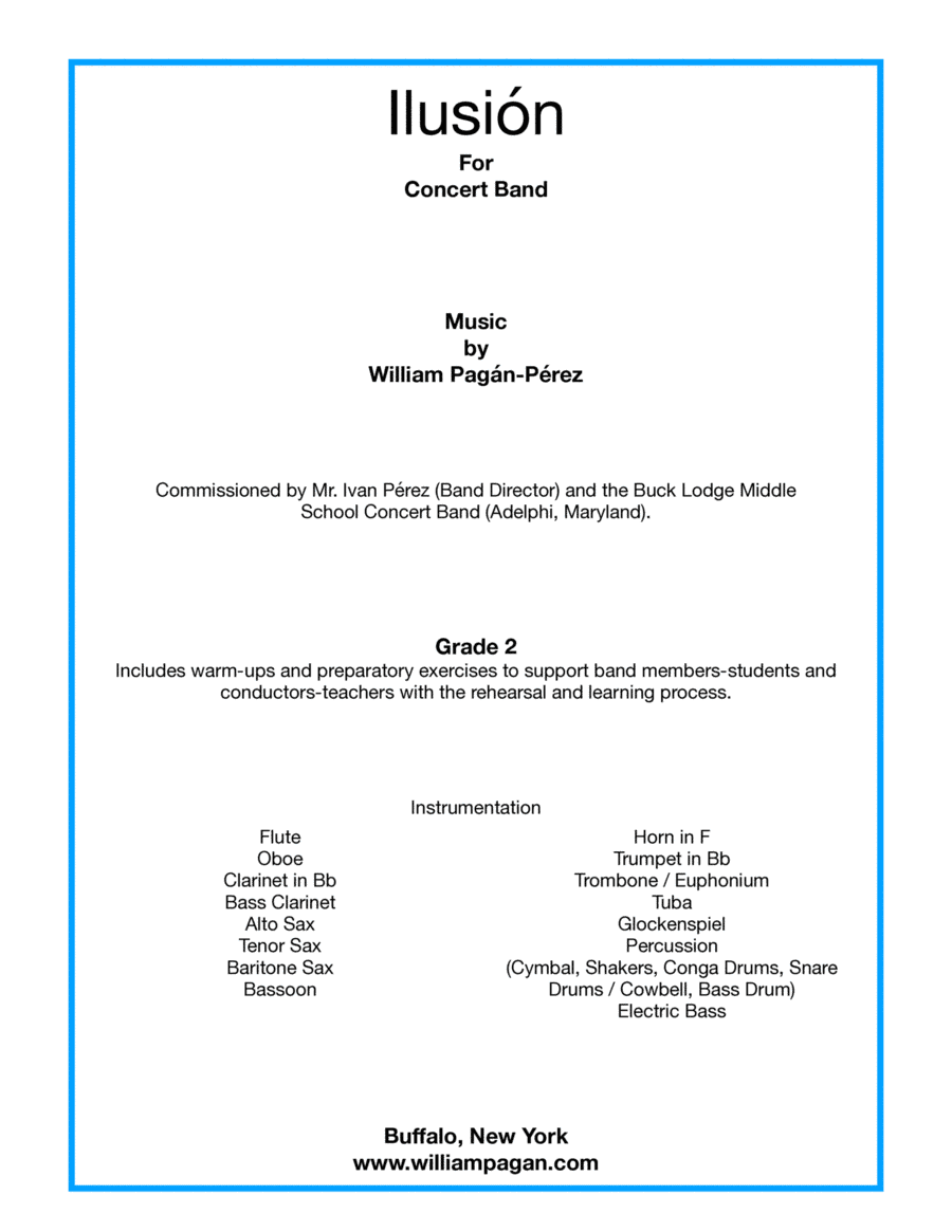 Ilusion For Concert Band