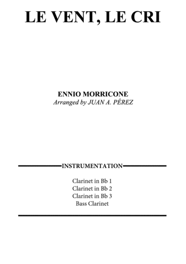 Le Vent, Le Cri (arr. Juan A. Perez)