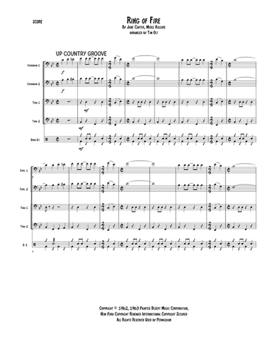 Ring Of Fire (arr. Tim Olt)