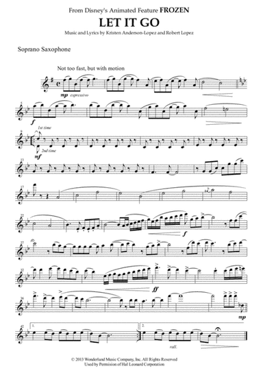 Let It Go (from Frozen) (arr. Diego Marani)