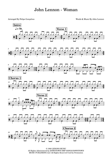 Woman (arr. Felipe Gonçalves)