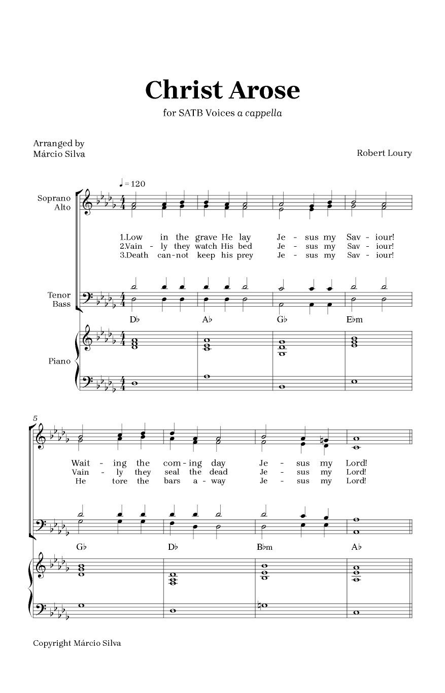 Christ Arose (arr. Márcio Silva)