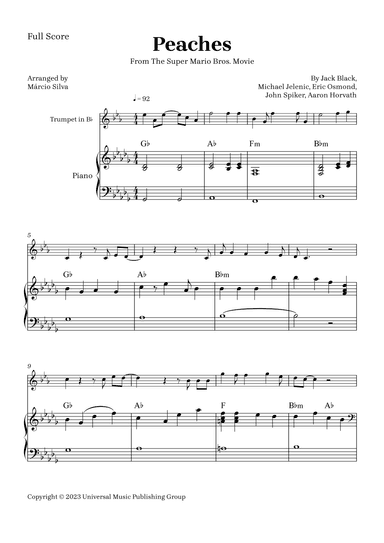 Peaches (arr. Márcio Silva)