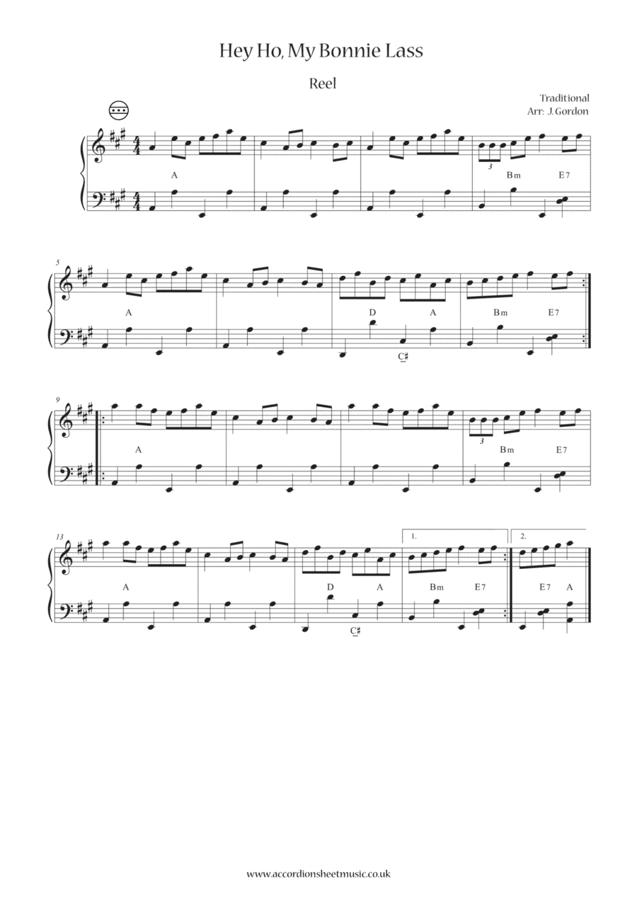 Hey Ho, My Bonnie Lass (arr. Julia Gordon)